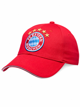 FC Bayern München Baseballcap Logo Rot
